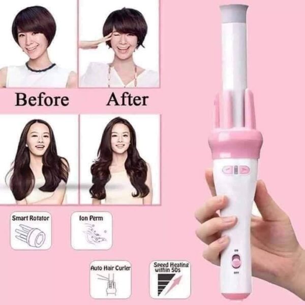 Automatic Hair Curler Spin 360° Rotating Hair Styling Roller Auto Wavy Iron 30s Instant Ceramic Heat Wand - Image 5