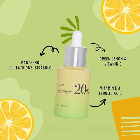 Anua Green Lemon Vita C Blemish Serum Korea - Image 2