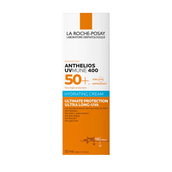 La Roche-Posay Anthelios UVMune 400 Moisturizing Sunscreen SPF50+ 50ml - Image 2
