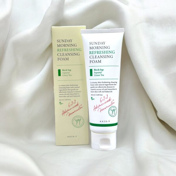 Axis-Y Sunday Morning Refreshing Cleansing Foam 120ml Korea - Image 2