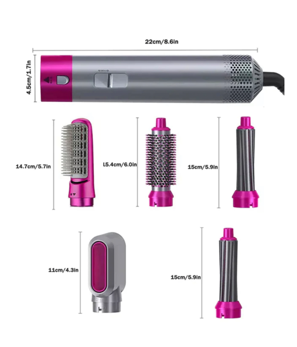One Step - 5 in 1 Multifunctional Hair Dryer Styling Tool - Image 3