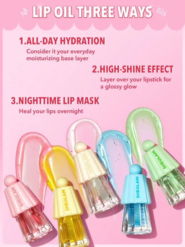 Sheglam- JELLY WOW HYDRATING LIP OIL-BERRY INVOLVED - Image 2
