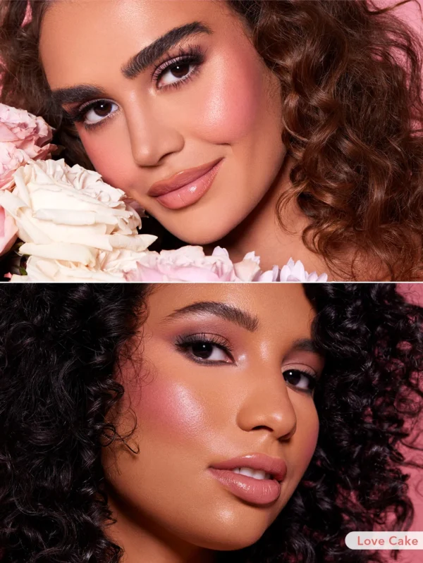 SHEGLAM- COLOR BLOOM DAYGLOW LIQUID BLUSH SHIMMER FINISH-LOVE CAKE - Image 2