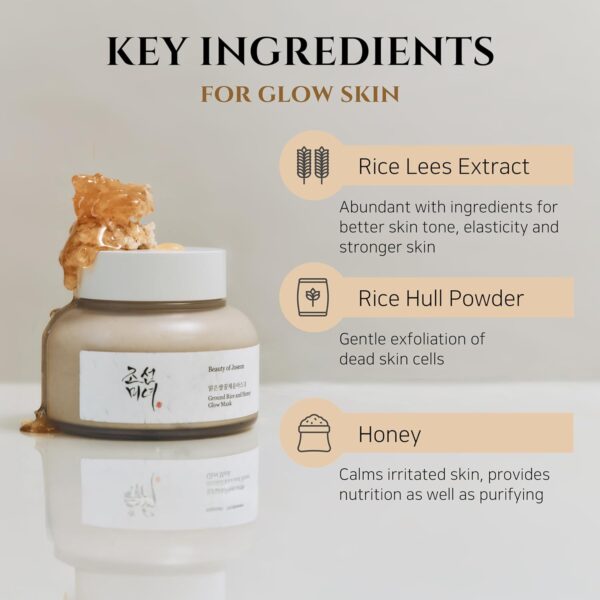 Beauty of Joseon Ground Rice and Honey Glow mask 150 ML - Image 4