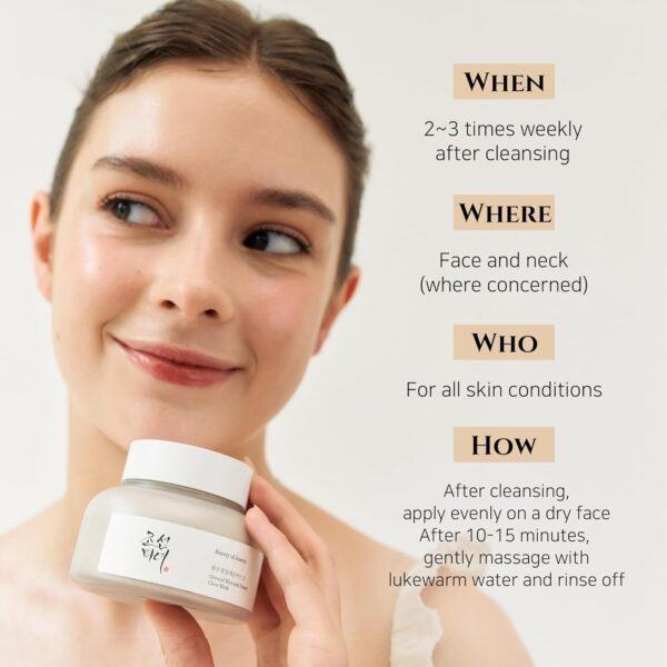 Beauty of Joseon Ground Rice and Honey Glow mask 150 ML - Image 2