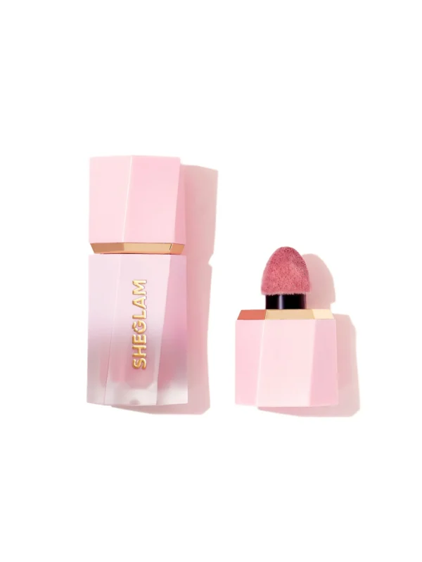 SHEGLAM- COLOR BLOOM DAYGLOW LIQUID BLUSH SHIMMER FINISH-LOVE CAKE