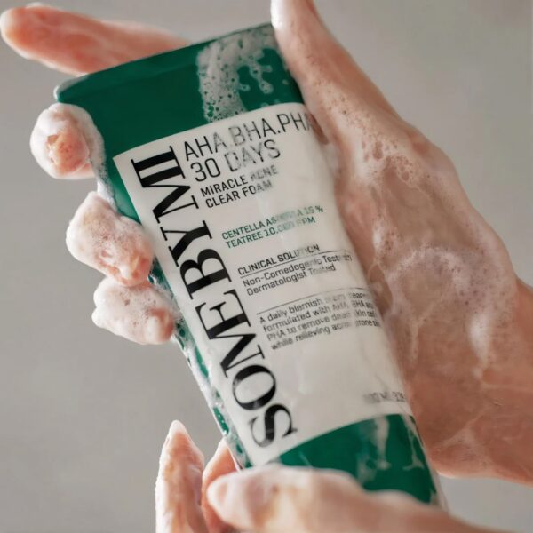 SOMEBYMI - Aha Bha Pha 30 Days Miracle Acne Clear Foam 100ml - Image 2