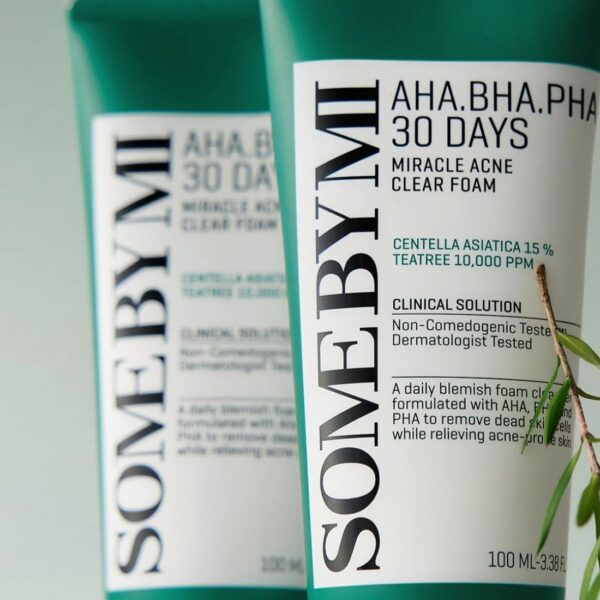 SOMEBYMI - Aha Bha Pha 30 Days Miracle Acne Clear Foam 100ml - Image 3