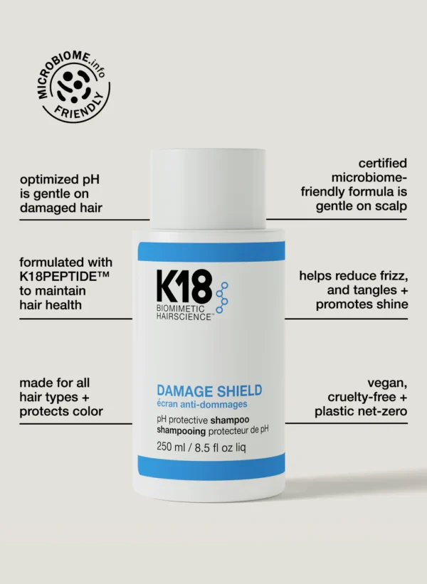 K18 Damage Shield PH Protective Shampoo 250ml - Image 6