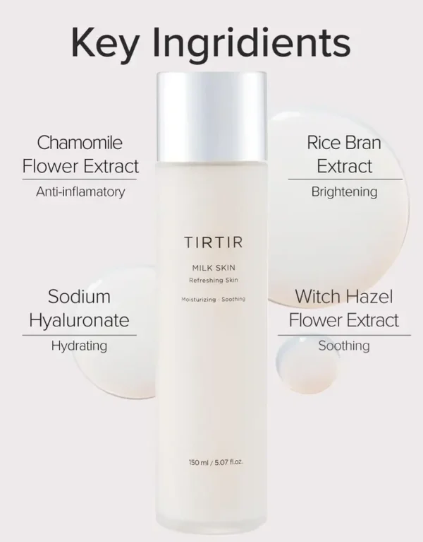 TIRTIR - Milk Skin Toner - 150ml - Image 2
