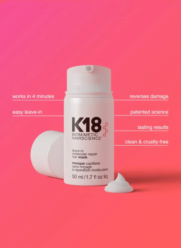 K18 leave-in molecular repair hair mask 50ml - Image 5