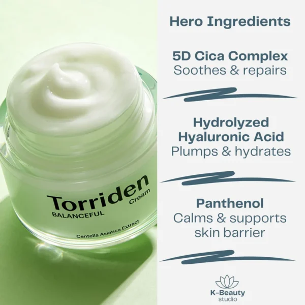 Torriden Balanceful Cica Soothing Cream 80ml - Image 7