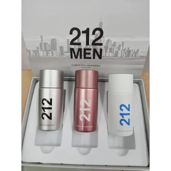 Carolina Herrera 212 Men – Giftset – 30ml x 3 - Image 2