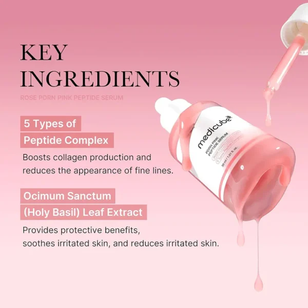 Medicube PDRN Pink Peptide Serum – Revitalize & Glow 30 ML - Image 4