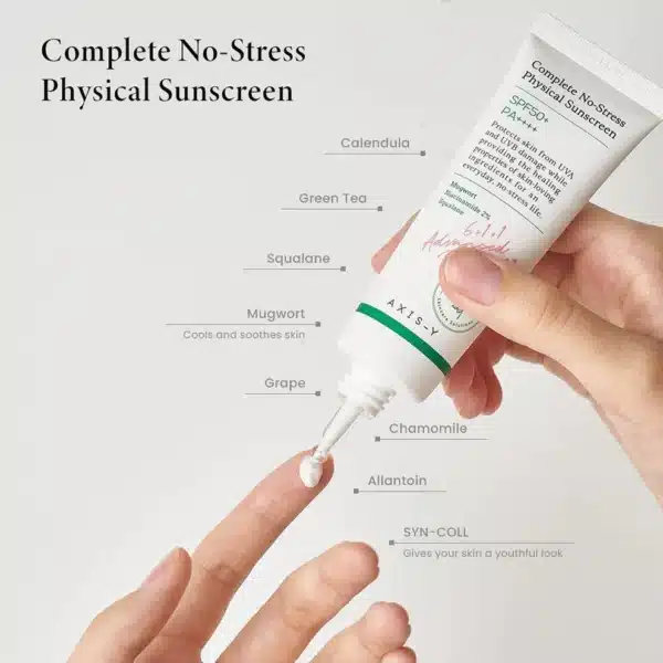 AXIS-Y Complete No Stress Physical Sunscreen SPF 50 - Image 3
