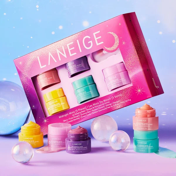 LANEIGE Midnight Minis: Lip Sleeping Mask Intense Hyration with Vitamin C - Image 4