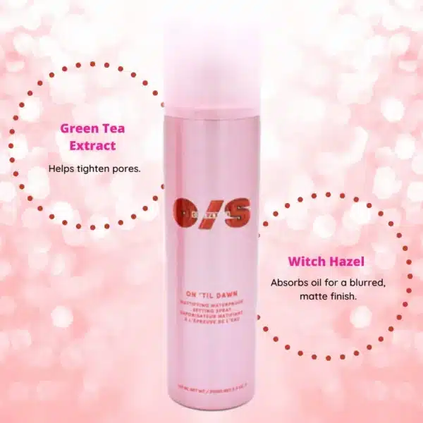 ONE/SIZE On 'Til Dawn Mattifying Waterproof Setting Spray 143ml - Image 6