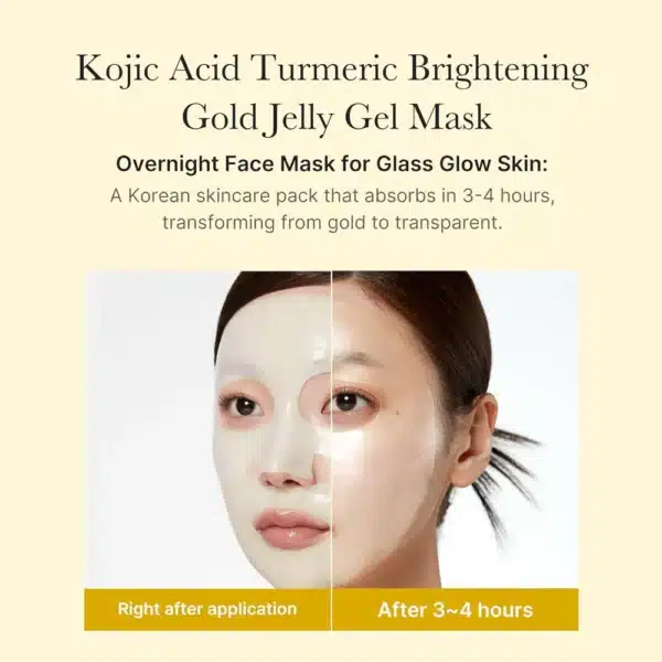 Medicube Kojic Acid Turmeric Brightening Gel Mask - Image 2