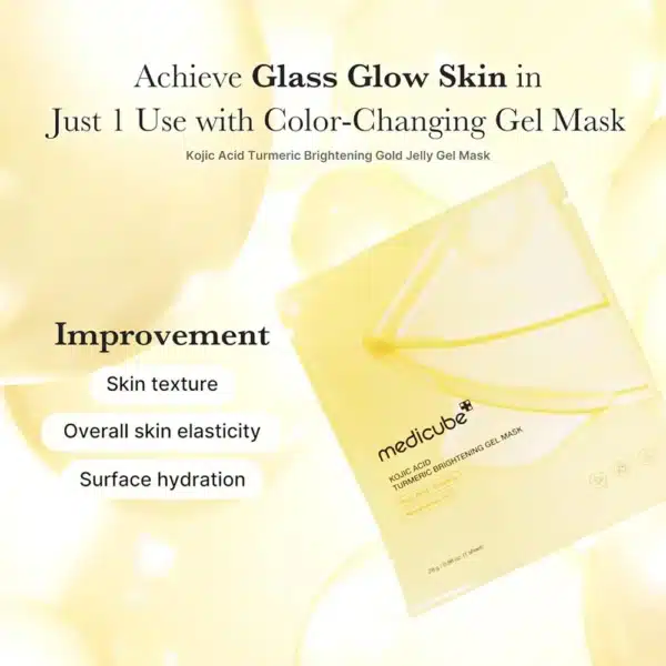 Medicube Kojic Acid Turmeric Brightening Gel Mask - Image 5