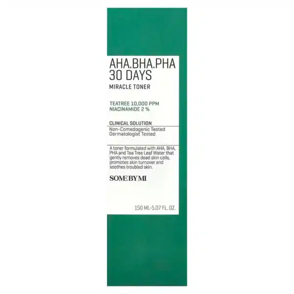 Some By MI AHA. BHA. PHA 30 Days Miracle Toner(150 ml) Korea - Image 2
