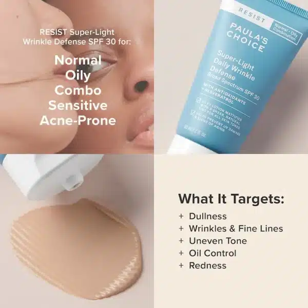 Paula's Choice Super Light Daily Wrinkle Defense spf 30 - Image 3