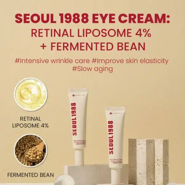 KSECRET SEOUL 1988 Eye Cream : Retinal Liposome 4% + Fermented Bean 30ml - Image 2