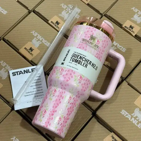 Stanley Tumbler floral printed - Image 4